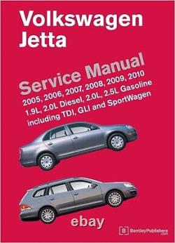 Volkswagen Jetta (A5) Service Repair Manual 2005-2010 (Hardcover) VJ10 Brand New